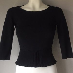 Women’s Ann Taylor Fitted Sweater 3/4 Sleeve Xs